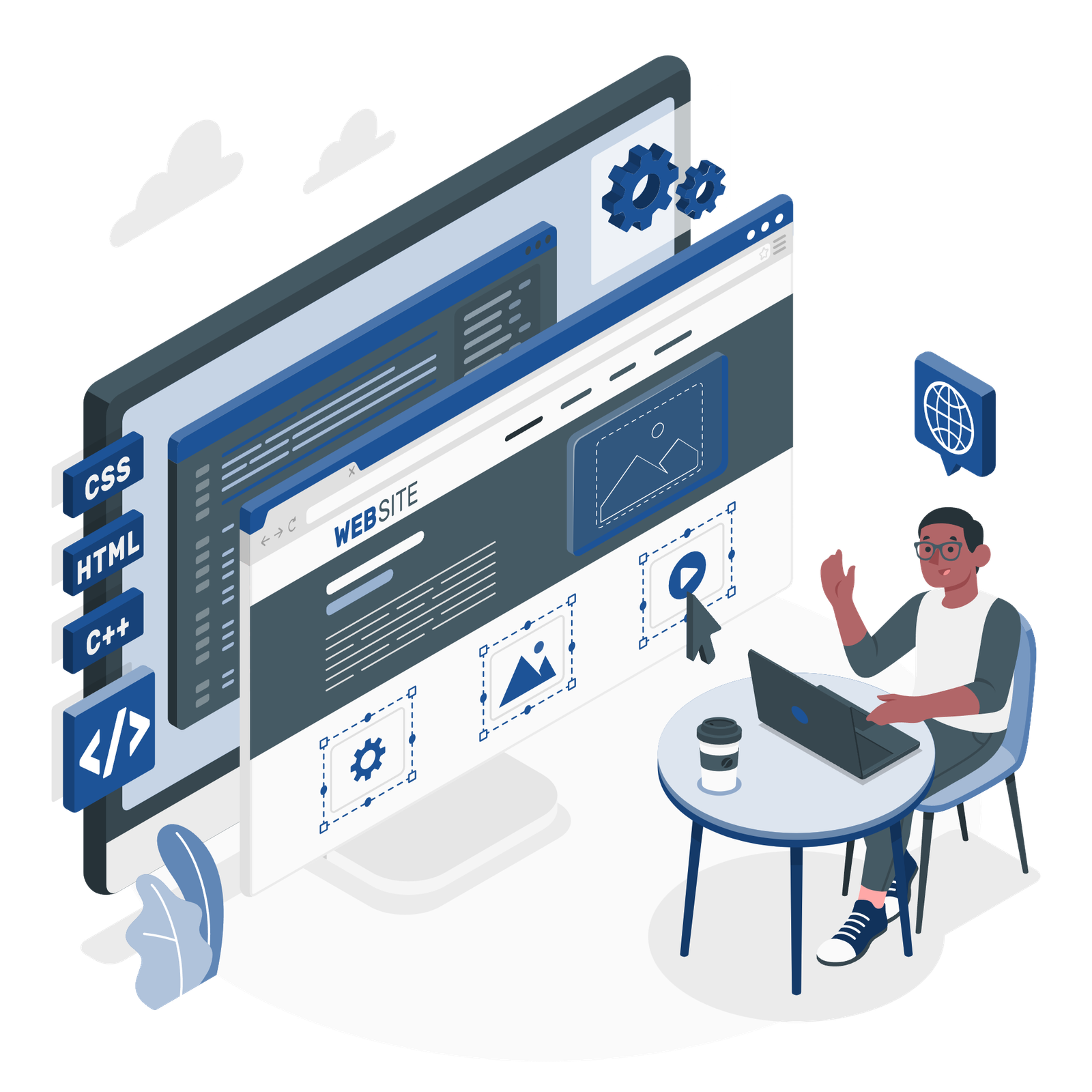 website designer amico